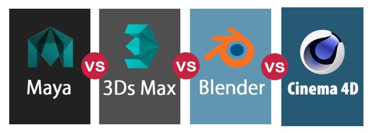 مقایسه مدل‌سازی در نرم‌افزارهای تری دی مکس، بلندر، مایا و سینما فوردی