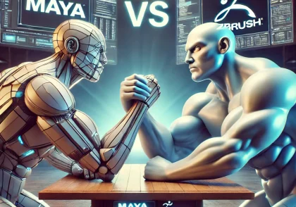 تفاوت بین اسکالپتینگ در Maya و ZBrush