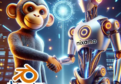 Mixamo و ادغام آن با Blender 4.3