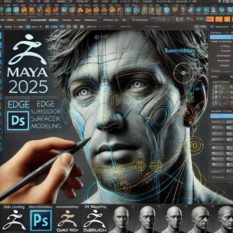 مدل سازی پیشرفته کاراکتر در مایا