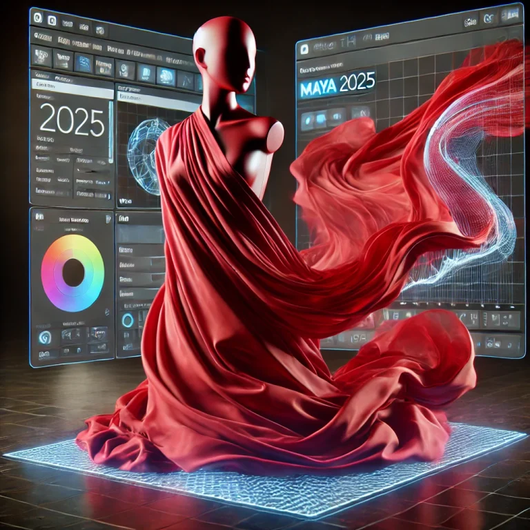 شبیه سازی پارچه و لباس با nCloth در مایا