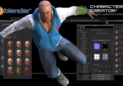 نرم افزار Character Creator و کاربرد آن در Blender