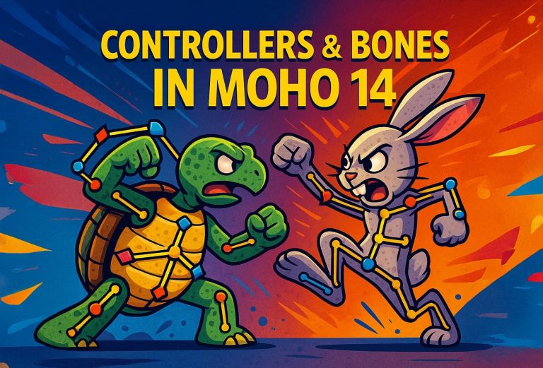 کنترلرها و استخوان‌ها در موهو ۱۴