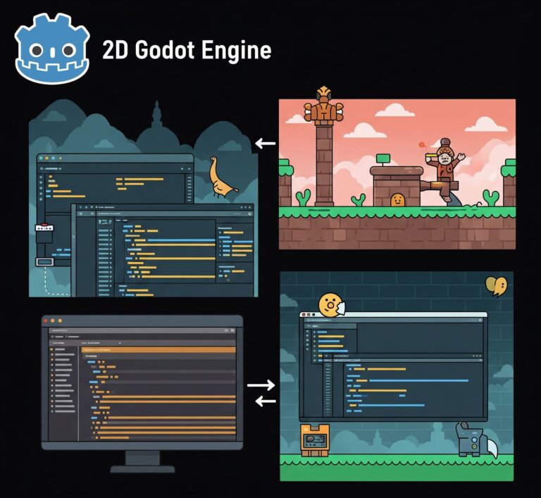 ساخت بازی دوبعدی با انجین گودوت 4.4