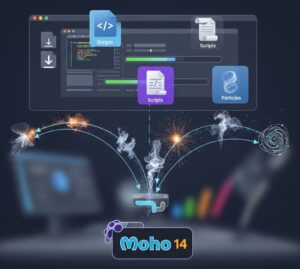 سایت های مرجع برای دانلود پارتیکل و اسکریپت‌ برای موهو