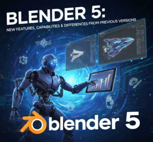 بلندر ۵ بررسی ویژگی ها و قابلیت های جدید و تفاوت ها