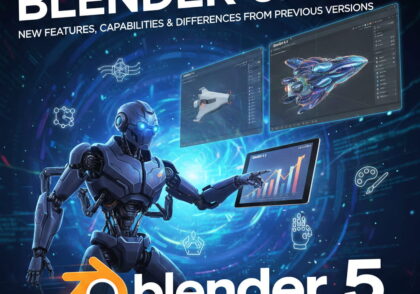 بلندر ۵ بررسی ویژگی ها و قابلیت های جدید و تفاوت ها