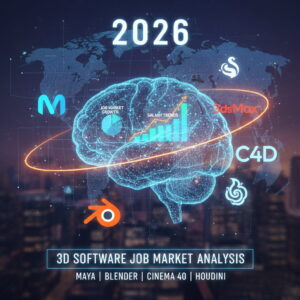 تحلیل بازار کار نرم افزارهای سه بعدی در سال ۲۰۲۶