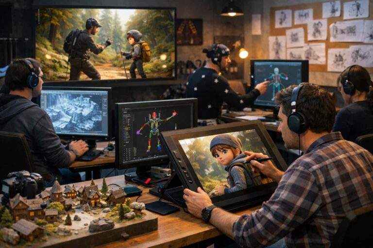 انواع روشها و تکنیکهای انیمیشن سازی در نرم‌افزار مایا 2026