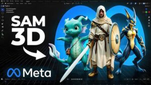 آموزش SAM 3D برای ساخت مدل سه بعدی از یک عکس